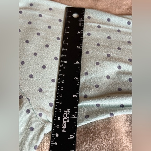 Lot of 3 J.Jill Teal Polka Dot Flannel Cotton Modal Pajama & Sleep Shirt L - Picture 15 of 15